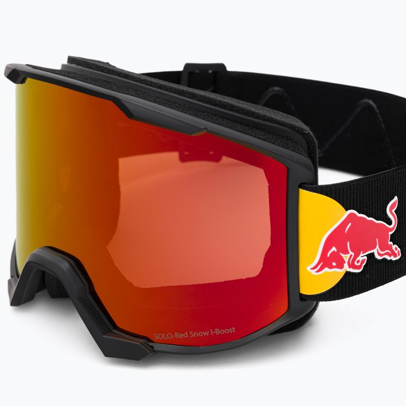 Red Bull Spect + Etui Solo High Contrast Cat3 Skibrille rot SOLO-010S 5