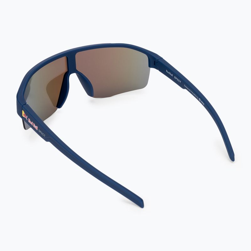 Red Bull Spect Dundee blau/braun mit blauem Spiegel Fahrradbrille 2