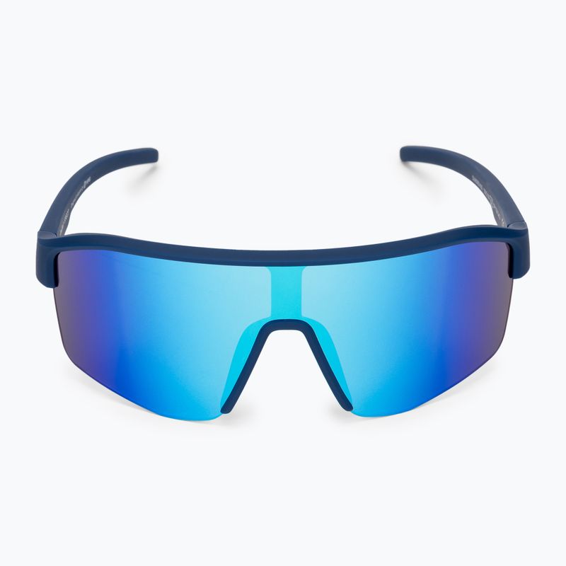 Red Bull Spect Dundee blau/braun mit blauem Spiegel Fahrradbrille 3