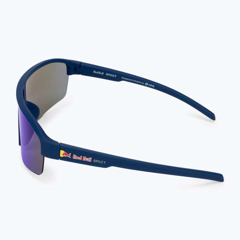 Red Bull Spect Dundee blau/braun mit blauem Spiegel Fahrradbrille 4