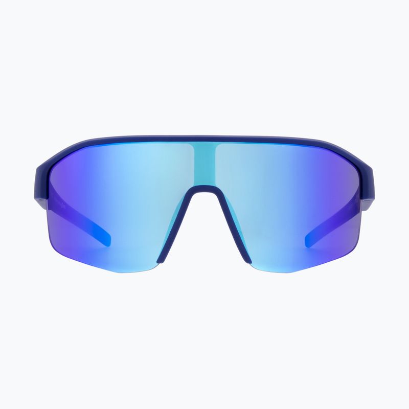 Red Bull Spect Dundee blau/braun mit blauem Spiegel Fahrradbrille 6