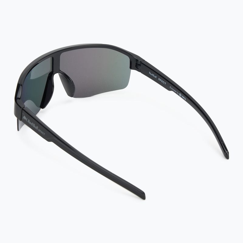 Red Bull SPECT Dundee schwarz/rauch mit lila grünem Spiegel Sonnenbrille 2