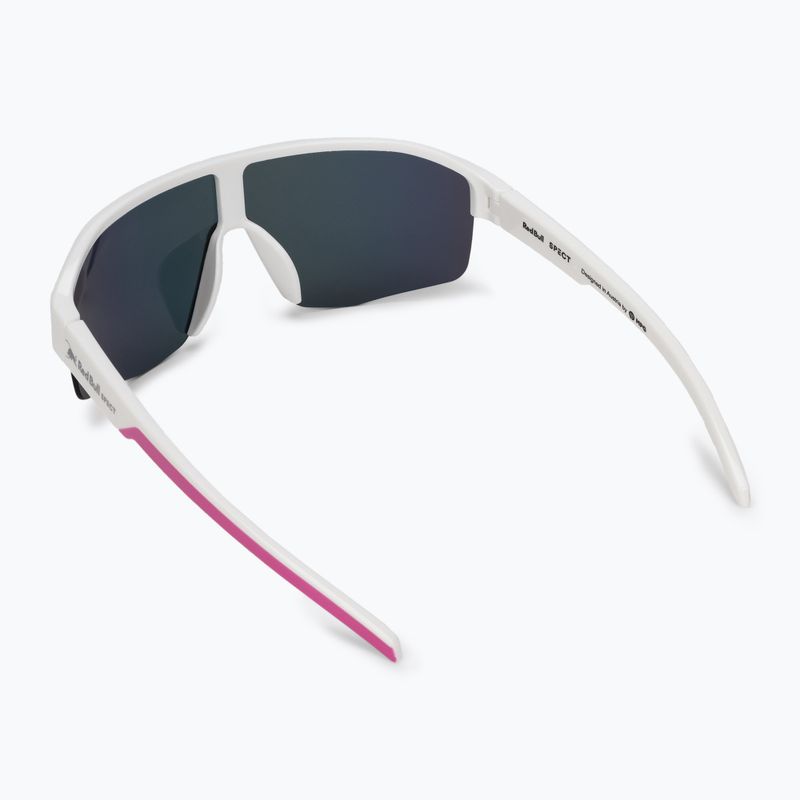 Red Bull Spect Dundee weiß/rauch mit rosafarbener Revo-Radbrille 2