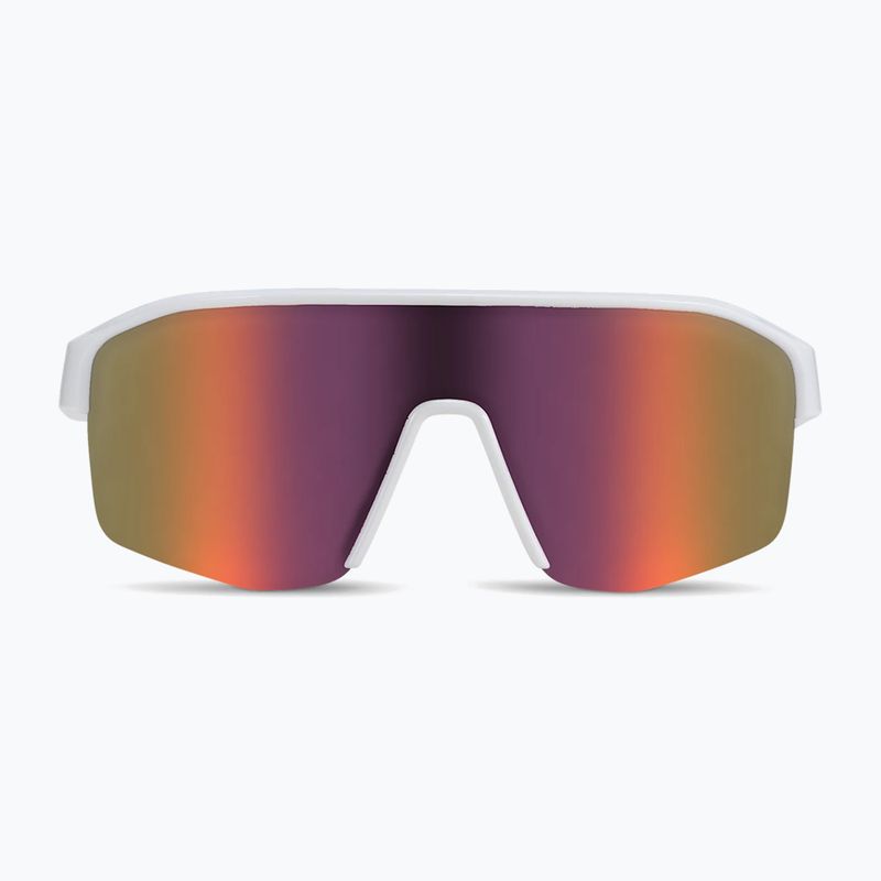 Red Bull Spect Dundee weiß/rauch mit rosafarbener Revo-Radbrille 7