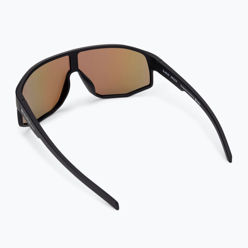 Red Bull Spect Dash schwarz/braun mit blauem Spiegel Fahrradbrille 2