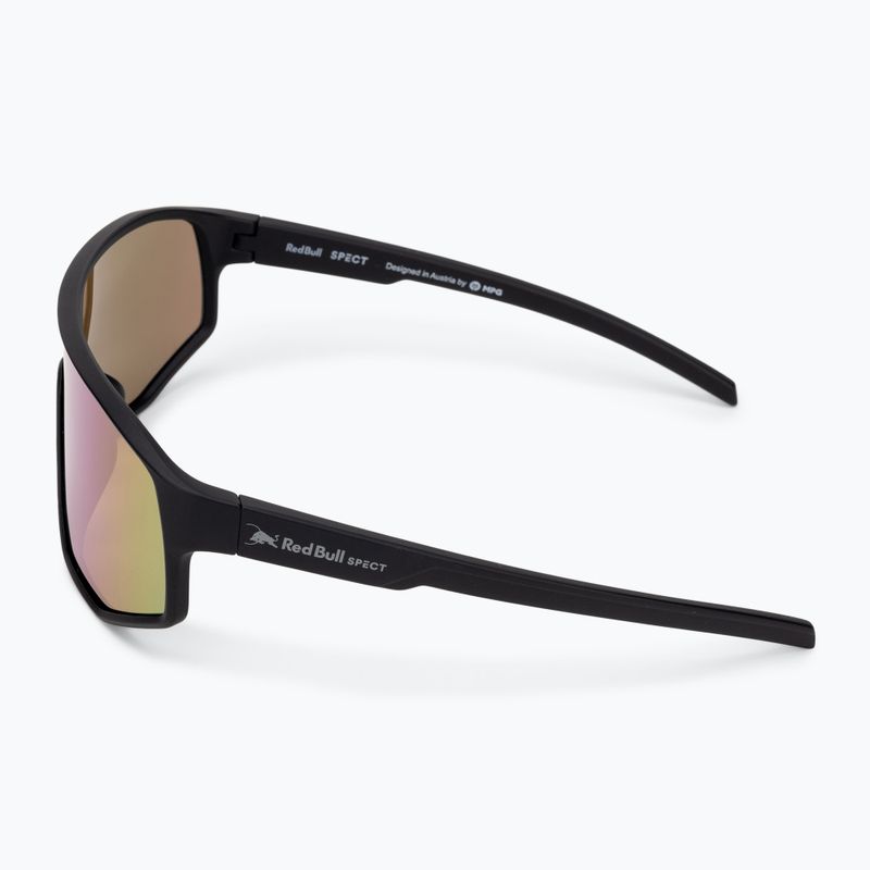 Red Bull Spect Dash schwarz/braun mit blauem Spiegel Fahrradbrille 4