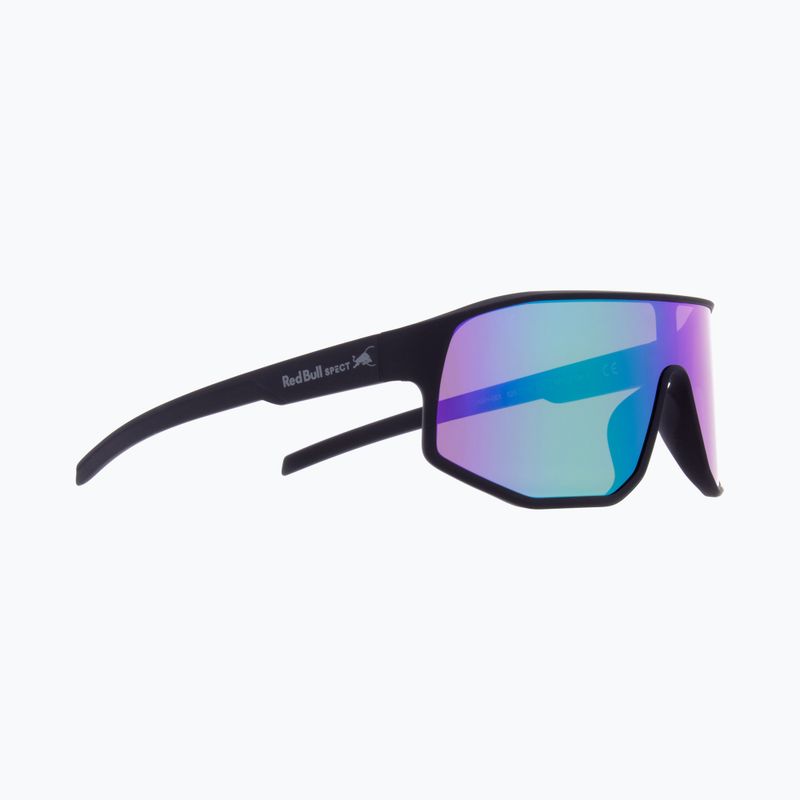 Red Bull Spect Dash schwarz/braun mit blauem Spiegel Fahrradbrille 5