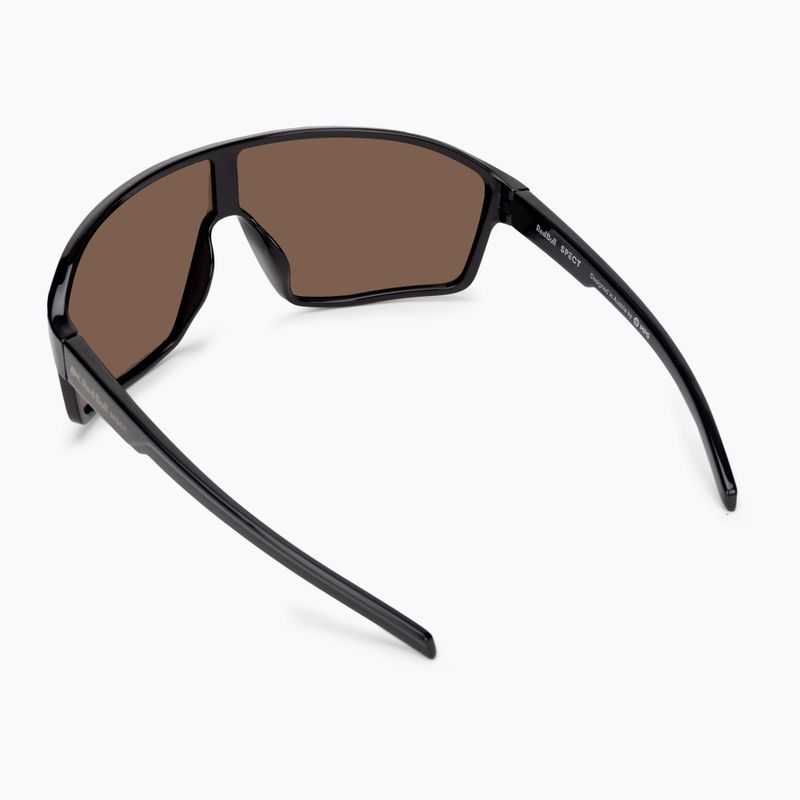 Red Bull Spect Daft glänzend schwarz/rauch mit goldenem Spiegel Fahrradbrille 2