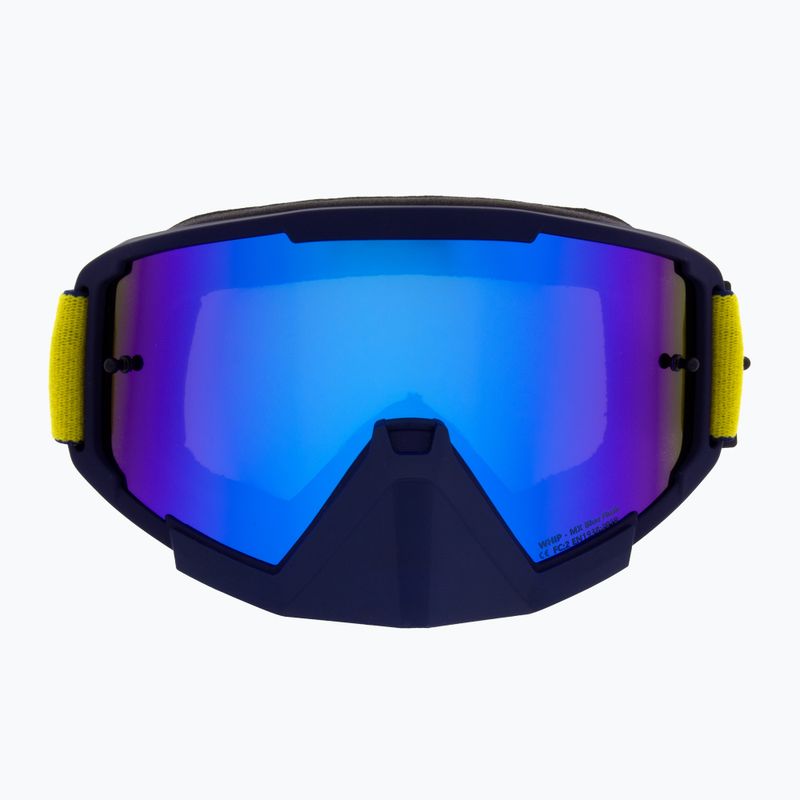 Fahrradbrille Red Bull SPECT Whip matte blue/smoke/blue mirror 2
