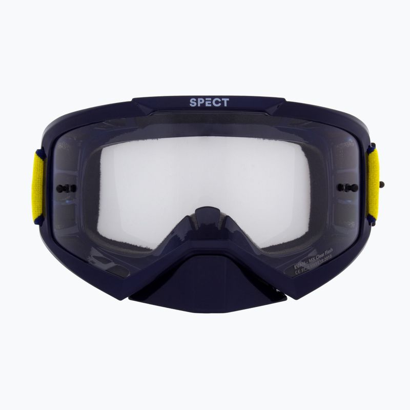 Fahrradbrille Red Bull SPECT Evan shiny blue/clear 3