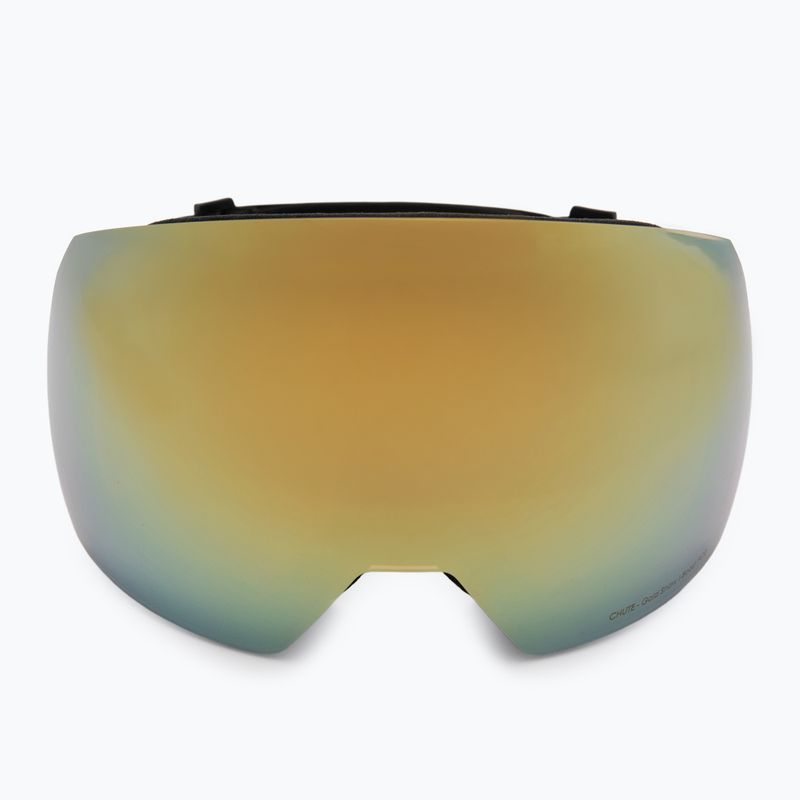 Skibrille Red Bull SPECT Chute black/brown with gold mirror/cloudy snow 2