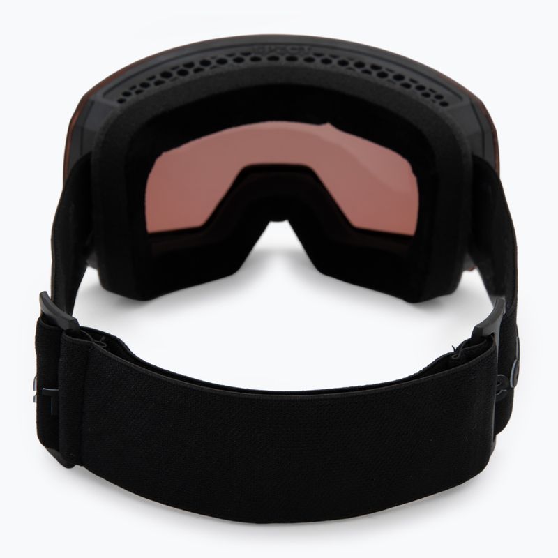 Skibrille Red Bull SPECT Chute black/brown with gold mirror/cloudy snow 3