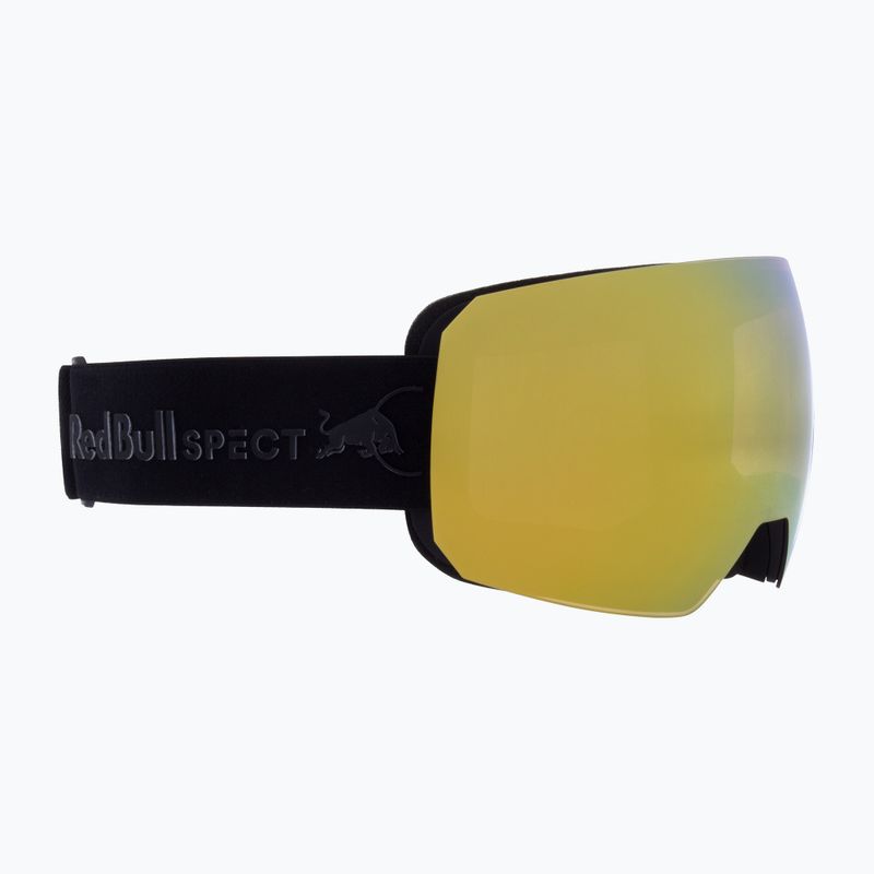 Skibrille Red Bull SPECT Chute black/brown with gold mirror/cloudy snow 2