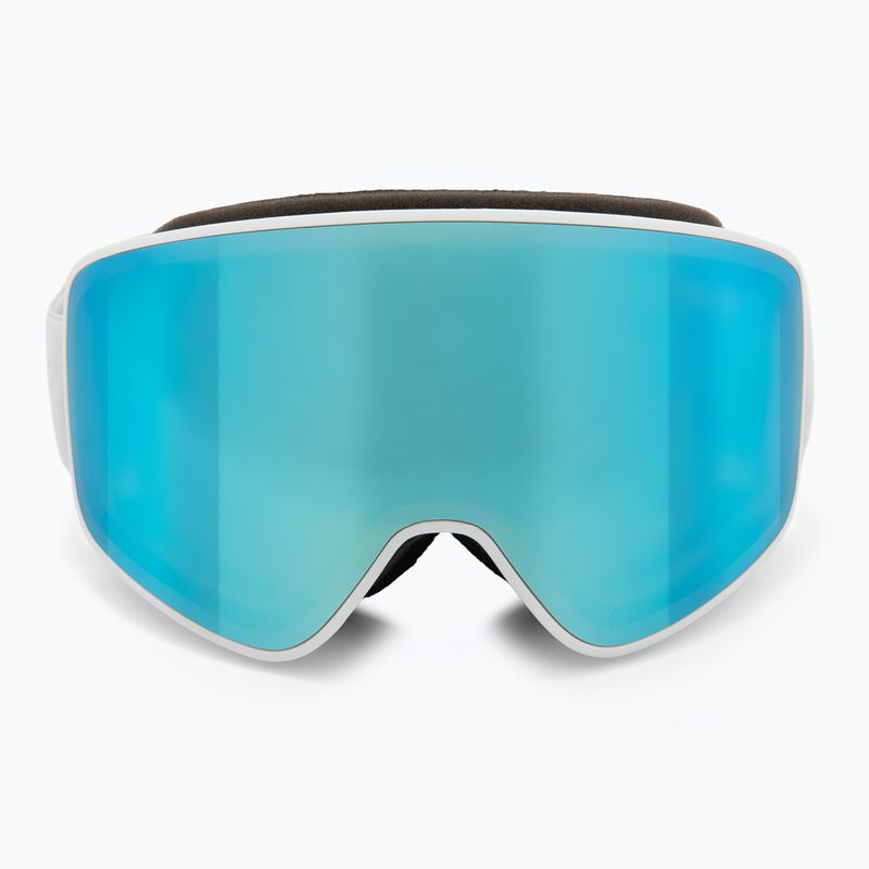 Skibrille Red Bull SPECT Rush white/ice blue snow/smoke with blue mirror 2