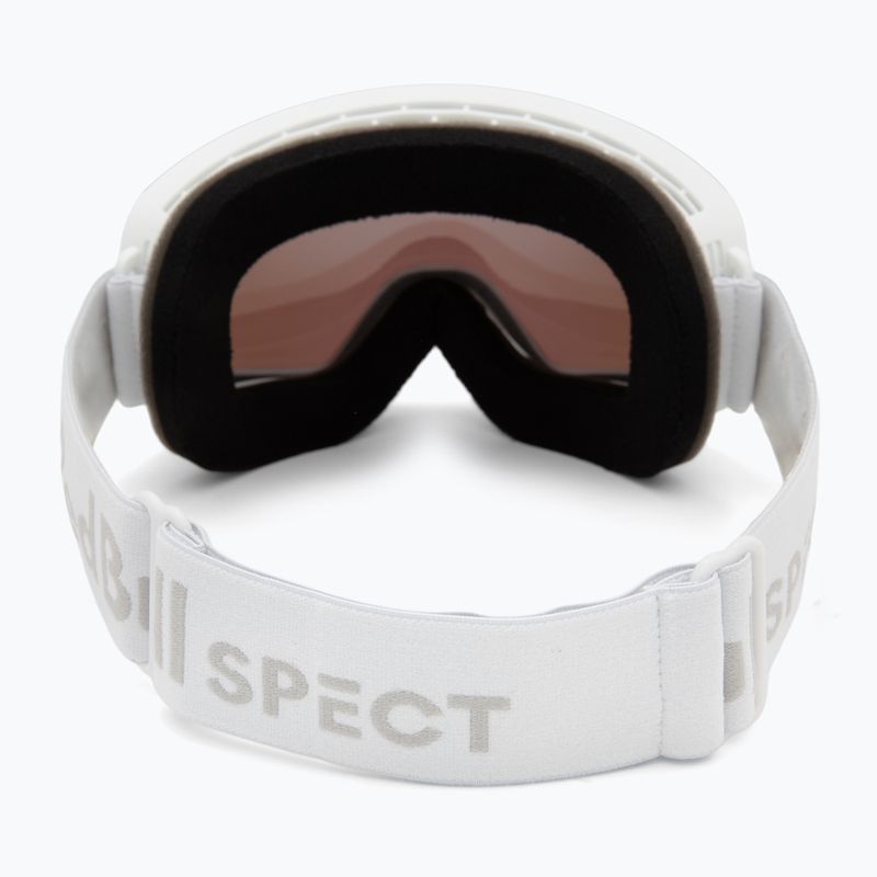 Skibrille Red Bull SPECT Rush white/ice blue snow/smoke with blue mirror 3