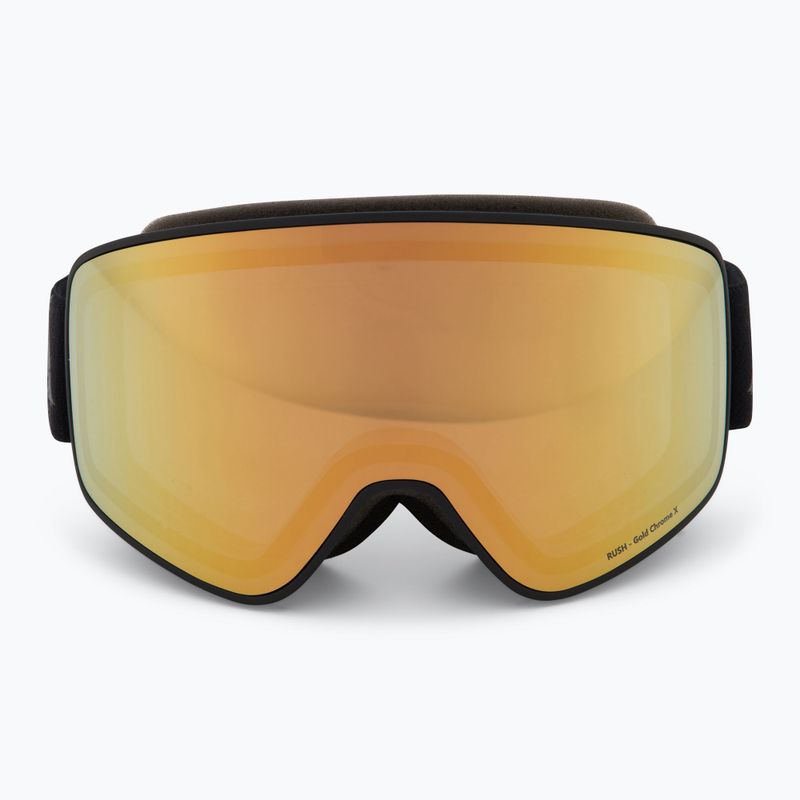 Skibrille Red Bull SPECT Rush Photo black/brown with gold chrome x 2