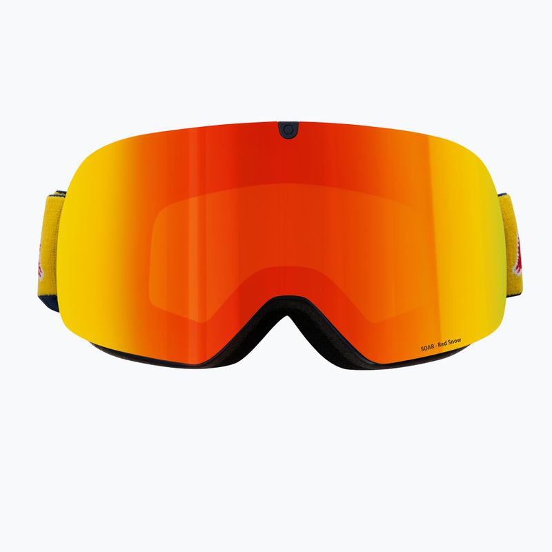 Skibrille Red Bull SPECT Rush matt blue/orange with red mirror 5