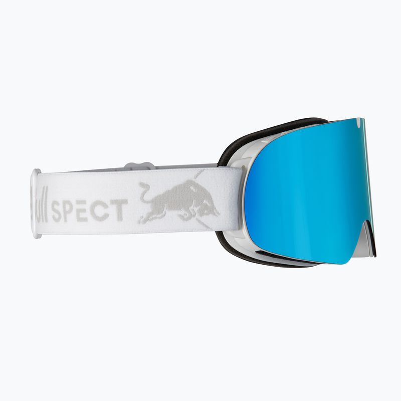 Skibrille Red Bull SPECT Soar white/ice blue snow/grey with ice blue mirror 3