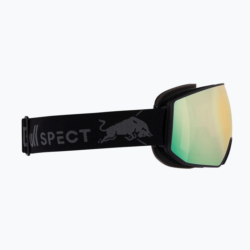 Red Bull SPECT Fink schwarz/rauch mit gelbem Spiegel Skibrille 3