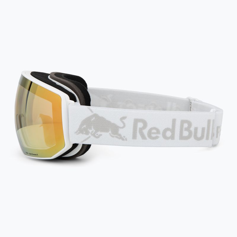 Skibrille Red Bull Spect Fink Photo matt white/brown with gold chrome x 4