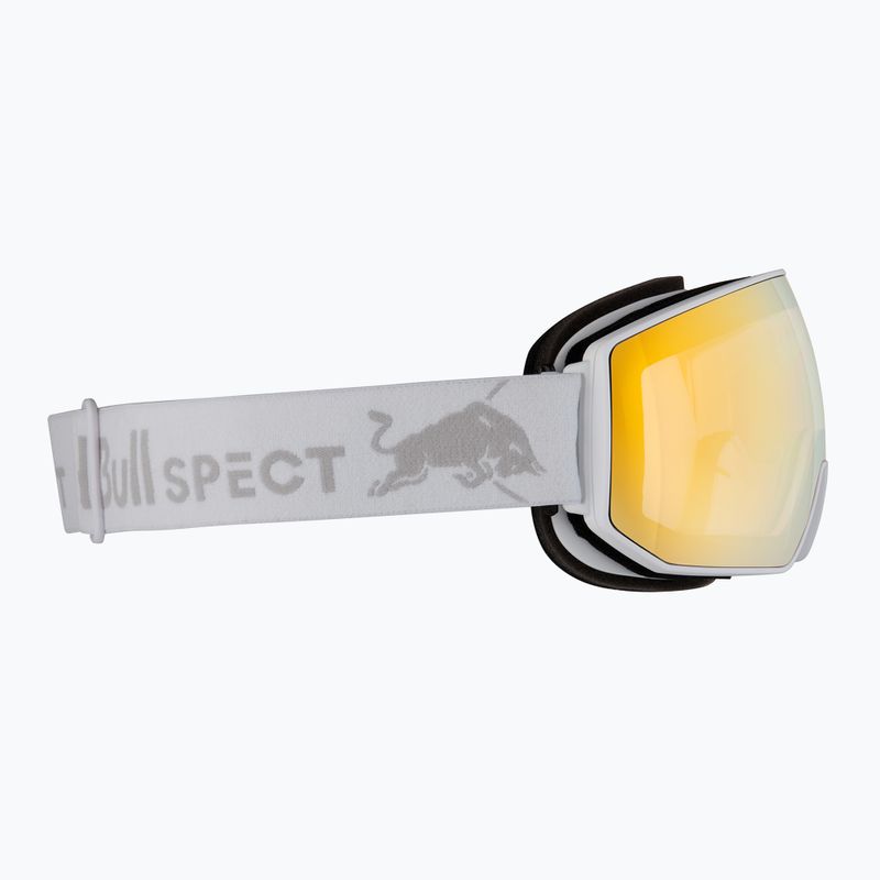 Skibrille Red Bull Spect Fink Photo matt white/brown with gold chrome x 3