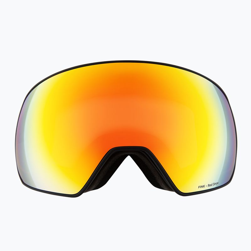 Skibrille Red Bull Spect Fink matt black/orange mit red mirror 4
