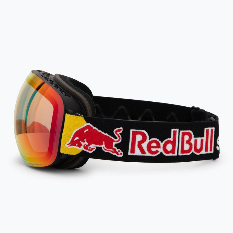 Skibrille Red Bull Spect Bent Photo matt black/brown with red chrome x 4