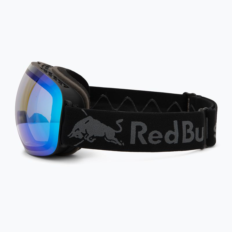 Skibrille Red Bull SPECT Bent Photo black/light blue with blue chrome x 4