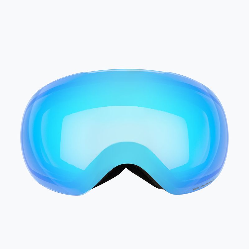 Skibrille Red Bull SPECT Bent Photo black/light blue with blue chrome x 2