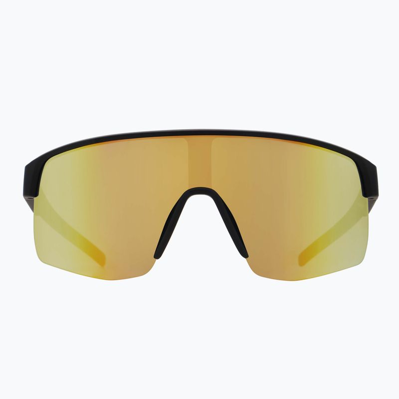 Red Bull SPECT Dakota schwarz/braun mit rosa-gelber Spiegel-Sonnenbrille 2