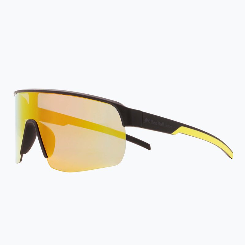 Red Bull SPECT Dakota schwarz/braun mit rosa-gelber Spiegel-Sonnenbrille 3