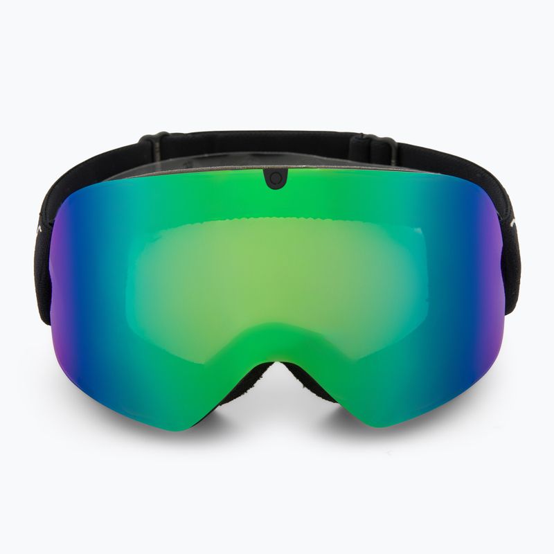 Skibrille Red Bull SPECT Rush matt black/brown with green mirror 2