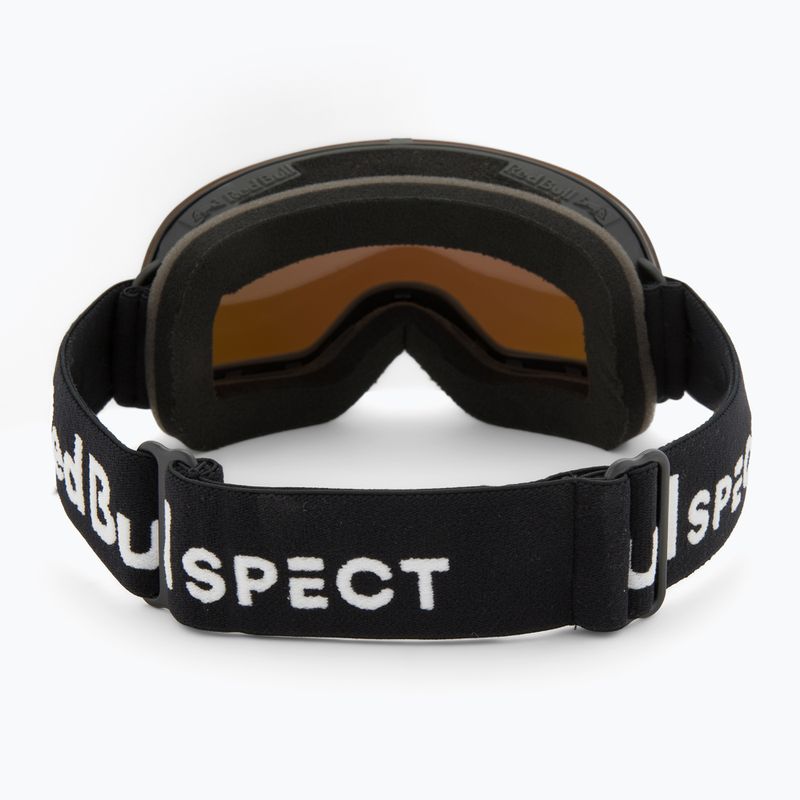 Skibrille Red Bull SPECT Rush matt black/brown with green mirror 3