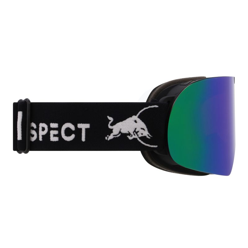 Skibrille Red Bull SPECT Rush matt black/brown with green mirror 3