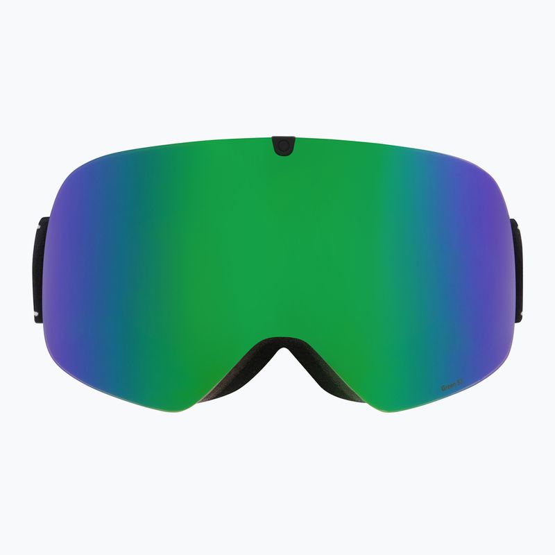 Skibrille Red Bull SPECT Rush matt black/brown with green mirror 5