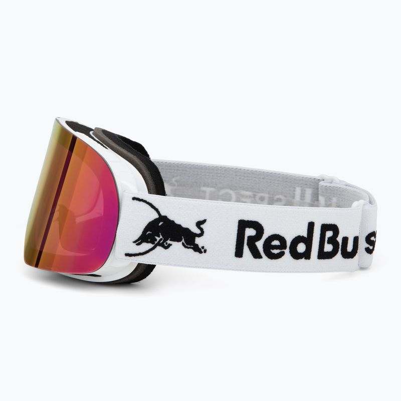 Skibrille Red Bull SPECT Rush matt white/red with pink purple mirror 4