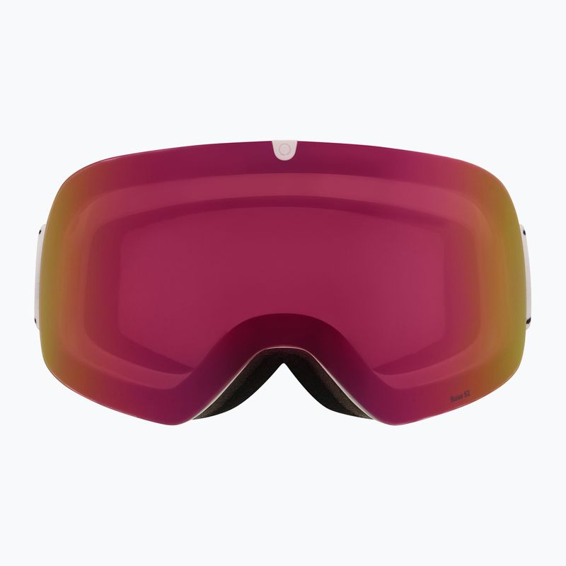 Skibrille Red Bull SPECT Rush matt white/red with pink purple mirror 5