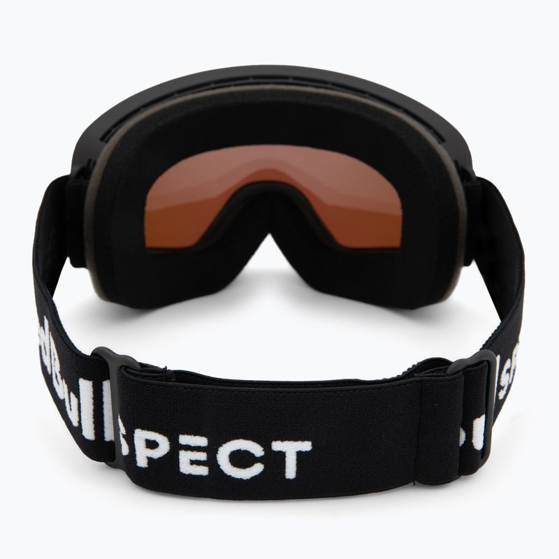 Skibrille Red Bull SPECT Rush matt black/brown with green mirror 3