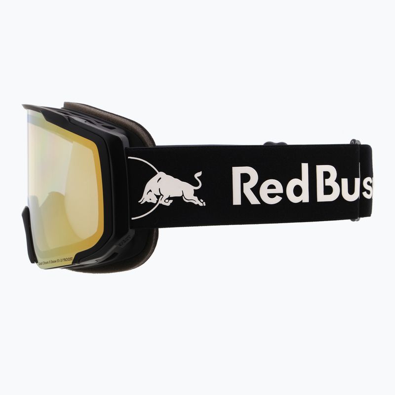 Skibrille Red Bull SPECT Jibb Photo matt black/brown with gold chrome x 8