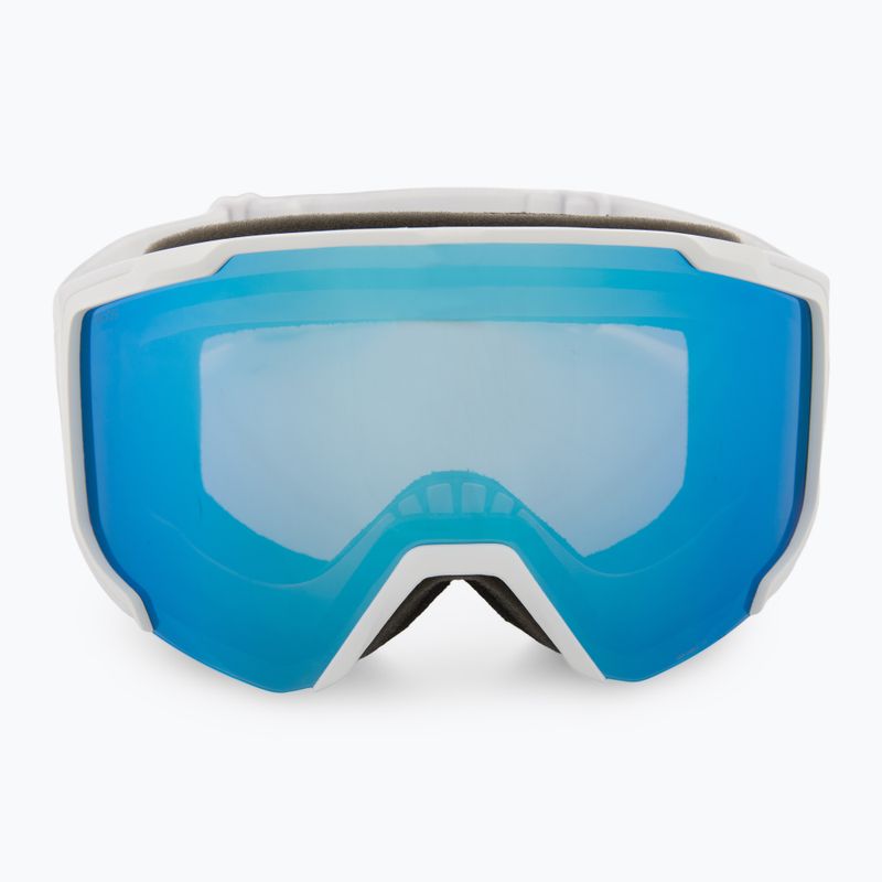 Skibrille Red Bull SPECT Jibb matt white/smoke with blue mirror 2