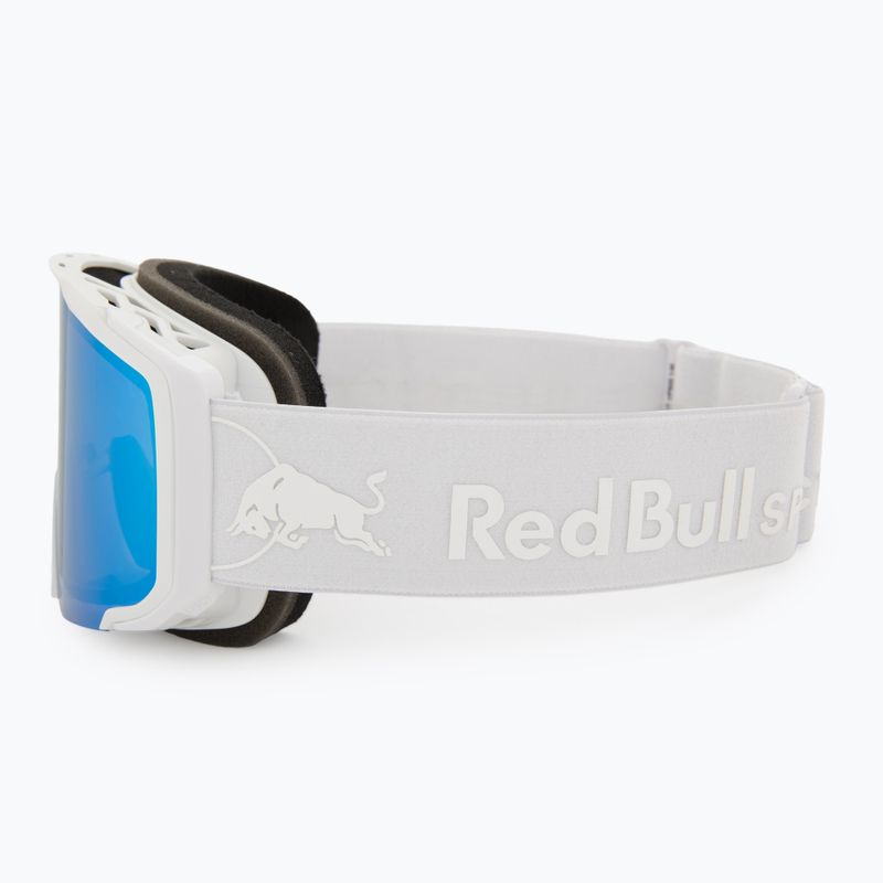Skibrille Red Bull SPECT Jibb matt white/smoke with blue mirror 4