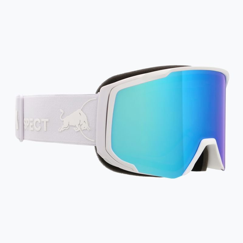 Skibrille Red Bull SPECT Jibb matt white/smoke with blue mirror
