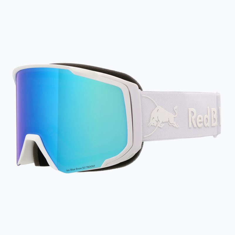 Skibrille Red Bull SPECT Jibb matt white/smoke with blue mirror 2