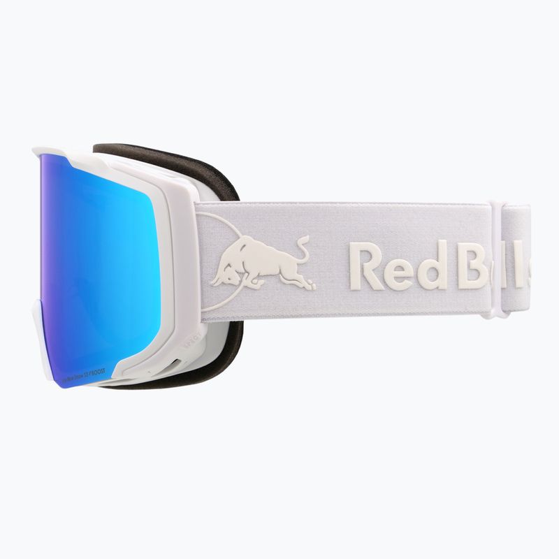 Skibrille Red Bull SPECT Jibb matt white/smoke with blue mirror 4