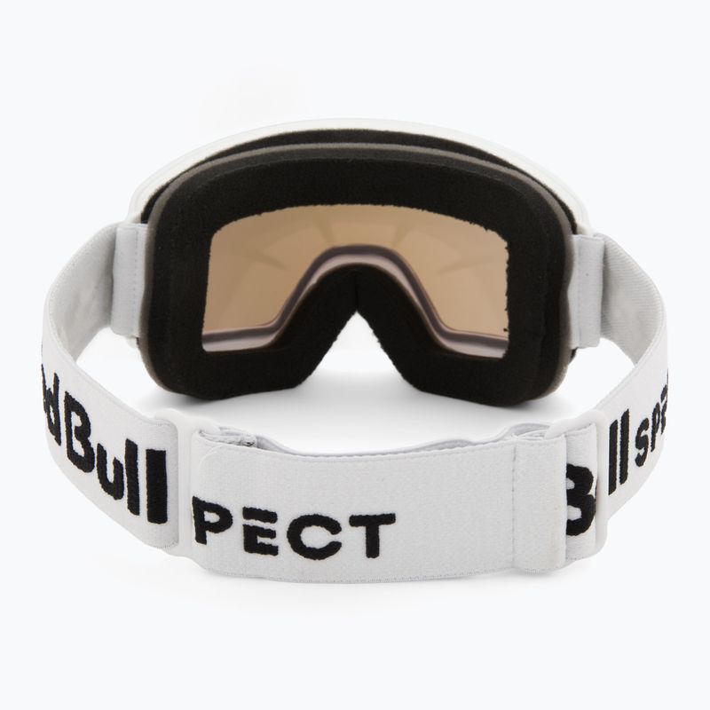 Skibrille Red Bull Spect Fink matt white/orange with purple mirror 3