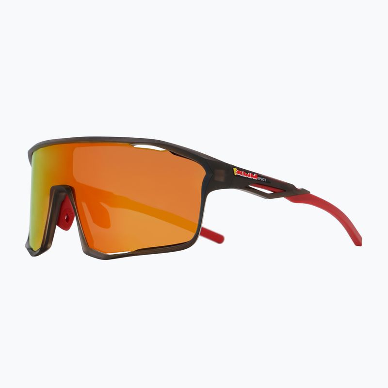 Red Bull SPECT Rumble grau/rot mit roter Spiegelsonnenbrille 3