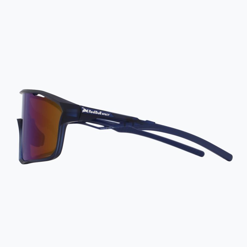 Red Bull SPECT Rumble dunkelblau/braun mit blauem Spiegel Sonnenbrille 5