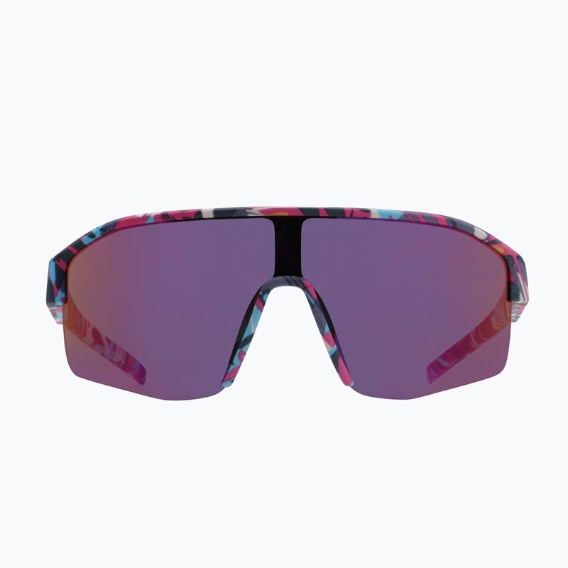 Sonnenbrille Red Bull SPECT Dundee matt blue-pink pattern/smoke pink-yellow mirror 5