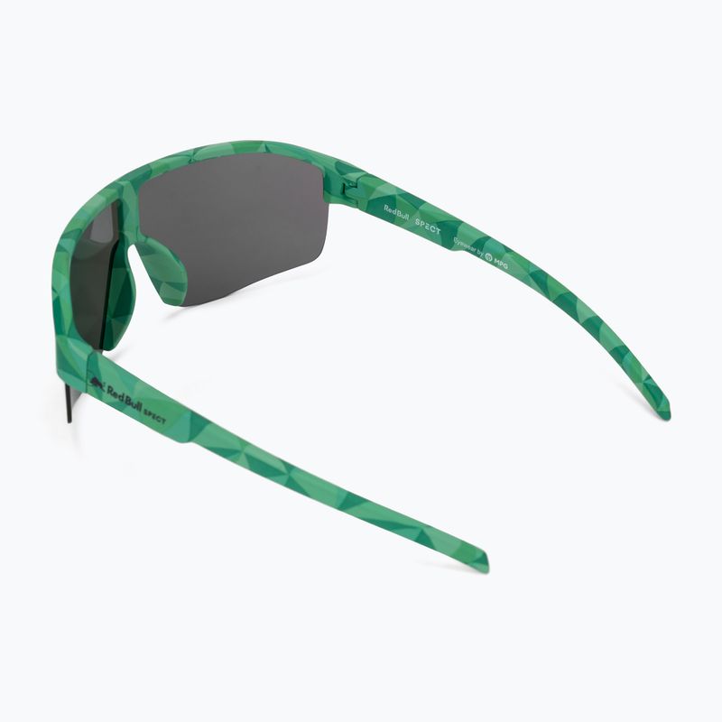 Sonnenbrille Red Bull SPECT Dundee matt turquoise pattern/smoke green-purple mirror 2