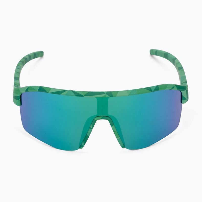 Sonnenbrille Red Bull SPECT Dundee matt turquoise pattern/smoke green-purple mirror 3